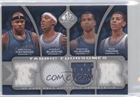 Brendan Haywood, Andray Blatche, Dominic McGuire, Nick Young #/199