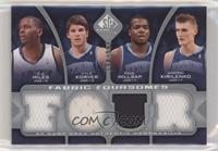 C.J. Miles, Kyle Korver, Paul Millsap, Andrei Kirilenko #/199