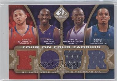 2009-10 SP Game Used - Four on Four Fabrics - Level 1 #_GBRFRBMM - Eric Gordon, Kobe Bryant, Jason Richardson, Randy Foye, Brandon Roy, Ronnie Brewer, O.J. Mayo, Tracy McGrady /65