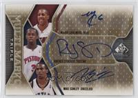 Rodney Stuckey, Mike Conley, Mario Chalmers #/75