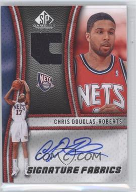 2009-10 SP Game Used - Signature Fabrics #SF-DG - Chris Douglas-Roberts