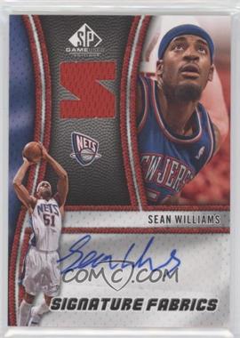 2009-10 SP Game Used - Signature Fabrics #SF-SW - Sean Williams