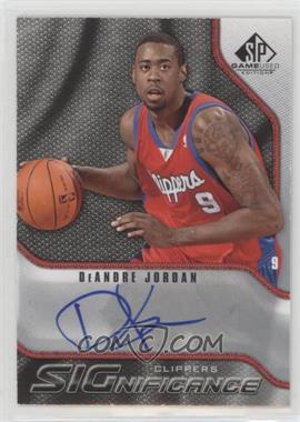 2009-10 SP Game Used - Significance Autographs #S-DE - DeAndre Jordan