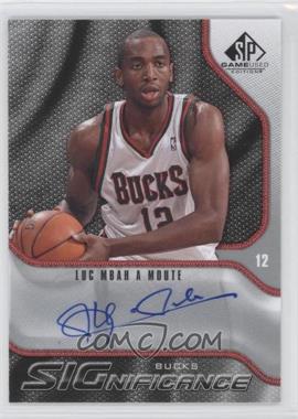 2009-10 SP Game Used - Significance Autographs #S-LM - Luc Mbah a Moute