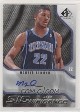 2009-10 SP Game Used - Significance Autographs #S-MA - Morris Almond