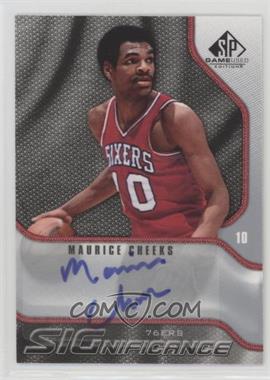 2009-10 SP Game Used - Significance Autographs #S-MK - Maurice Cheeks