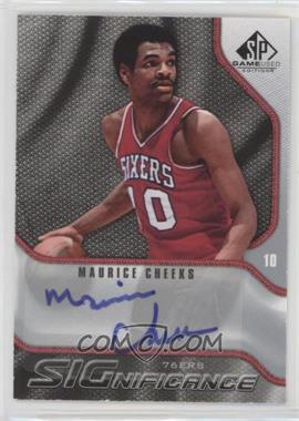 2009-10 SP Game Used - Significance Autographs #S-MK - Maurice Cheeks