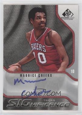 2009-10 SP Game Used - Significance Autographs #S-MK - Maurice Cheeks