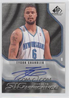 2009-10 SP Game Used - Significance Autographs #S-TY - Tyson Chandler