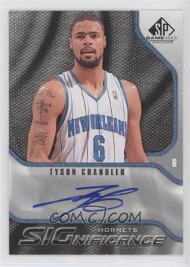 2009-10 SP Game Used - Significance Autographs #S-TY - Tyson Chandler