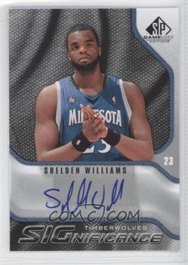 2009-10 SP Game Used - Significance Autographs #S-WS - Shelden Williams