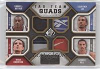 Darrell Arthur, Ryan Anderson, Courtney Lee, George Hill #/10