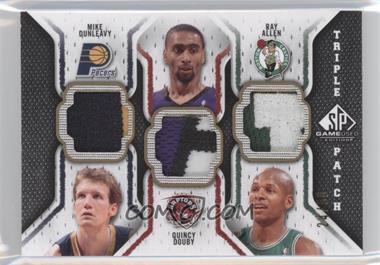 2009-10 SP Game Used - Triple Patch #TP-ADD - Mike Dunleavy, Quincy Douby, Ray Allen /60