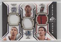 Francisco Garcia, Josh Howard, Rudy Fernandez #/60