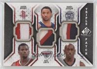 Aaron Brooks, Acie Law IV, Bobby Jackson #/60