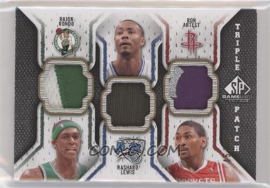 2009-10 SP Game Used - Triple Patch #TP-LAR - Rajon Rondo, Rashard Lewis, Ron Artest /60 [EX to NM]