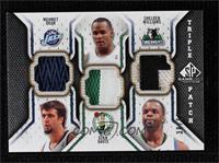 Mehmet Okur, Glen Davis, Shelden Williams #/60