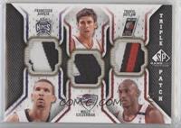 Francisco Garcia, Wally Szczerbiak, Travis Outlaw #/60