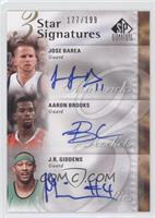 J.J. Barea, Aaron Brooks, J.R. Giddens #/199