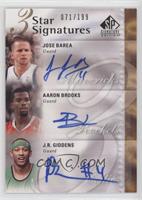 J.J. Barea, Aaron Brooks, J.R. Giddens #/199