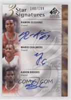 Ramon Sessions, Mario Chalmers, Aaron Brooks #/199