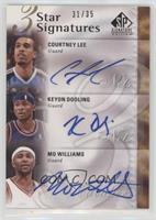 Courtney Lee, Keyon Dooling, Mo Williams #/35