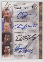 Carlos Boozer, Chris Kaman, Eddy Curry, Brad Miller #/75