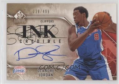 2009-10 SP Signature Edition - Inkcredible #I-JO - DeAndre Jordan /499