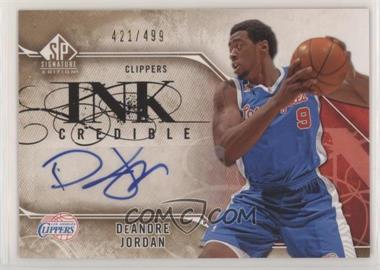 2009-10 SP Signature Edition - Inkcredible #I-JO - DeAndre Jordan /499