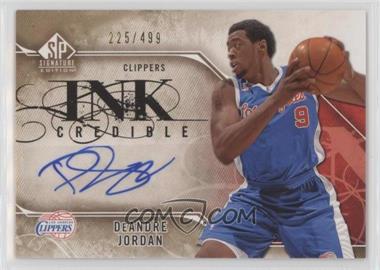 2009-10 SP Signature Edition - Inkcredible #I-JO - DeAndre Jordan /499