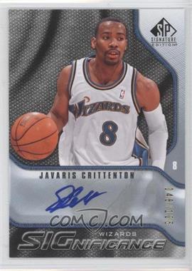 2009-10 SP Signature Edition - SIGnificance #S-JC - Javaris Crittenton /105