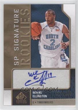 2009-10 SP Signature Edition - SP Signature Rookies #R-WE - Wayne Ellington /199