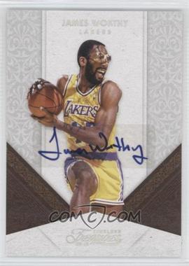 2009-10 Timeless Treasures - [Base] - Silver Signatures #100 - James Worthy /25