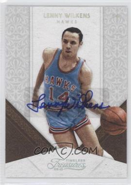 2009-10 Timeless Treasures - [Base] - Silver Signatures #99 - Lenny Wilkens /25