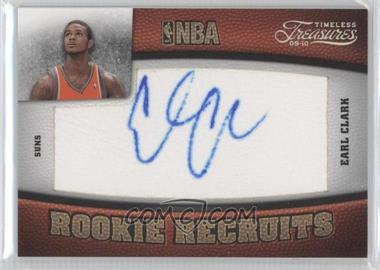 2009-10 Timeless Treasures - [Base] - Silver #113 - Rookie Recruits - Earl Clark /25