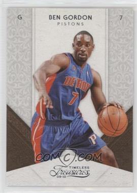 2009-10 Timeless Treasures - [Base] #45 - Ben Gordon /399 [Noted]