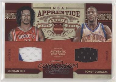 2009-10 Timeless Treasures - NBA Apprentice Combo - Materials #8 - Jordan Hill, Toney Douglas /100