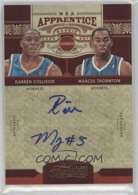 2009-10 Timeless Treasures - NBA Apprentice Combo Signatures #13 - Darren Collison, Marcus Thornton /25