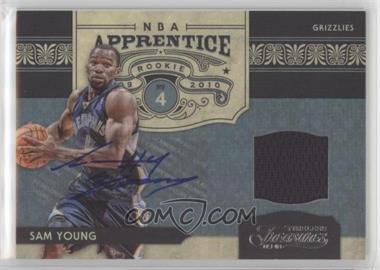 2009-10 Timeless Treasures - NBA Apprentice Materials - Signatures #31 - Sam Young /50