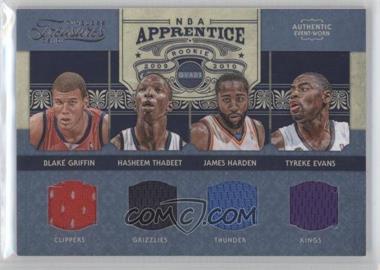 2009-10 Timeless Treasures - NBA Apprentice Quad Materials #1 - Blake Griffin, Hasheem Thabeet, James Harden, Tyreke Evans /100