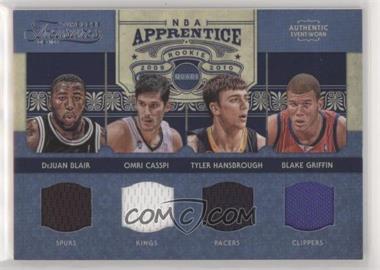 2009-10 Timeless Treasures - NBA Apprentice Quad Materials #8 - DeJuan Blair, Omri Casspi, Tyler Hansbrough, Blake Griffin /100