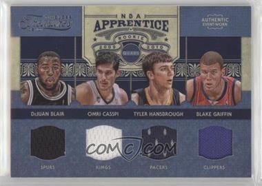 2009-10 Timeless Treasures - NBA Apprentice Quad Materials #8 - DeJuan Blair, Omri Casspi, Tyler Hansbrough, Blake Griffin /100