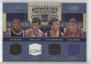 2009-10 Timeless Treasures - NBA Apprentice Quad Materials #8 - DeJuan Blair, Omri Casspi, Tyler Hansbrough, Blake Griffin /100