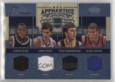 2009-10 Timeless Treasures - NBA Apprentice Quad Materials #8 - DeJuan Blair, Omri Casspi, Tyler Hansbrough, Blake Griffin /100