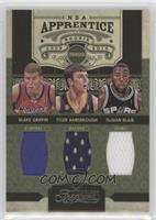 Blake Griffin, Tyler Hansbrough, DeJuan Blair #/100