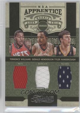 2009-10 Timeless Treasures - NBA Apprentice Triple Materials #5 - Terrence Williams, Gerald Henderson, Tyler Hansbrough /100