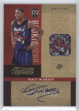 2009-10 Timeless Treasures - Rookie Year Materials - Laundry Tag Team Logo Signatures #15 - Tracy McGrady /1