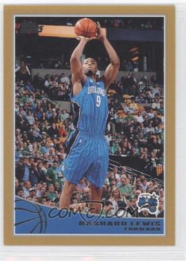 2009-10 Topps - [Base] - Gold #218 - Rashard Lewis /2009