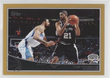 2009-10 Topps - [Base] - Gold #272 - Tim Duncan /2009 [EX to NM]