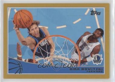 2009-10 Topps - [Base] - Gold #52 - Dirk Nowitzki /2009 [EX to NM]